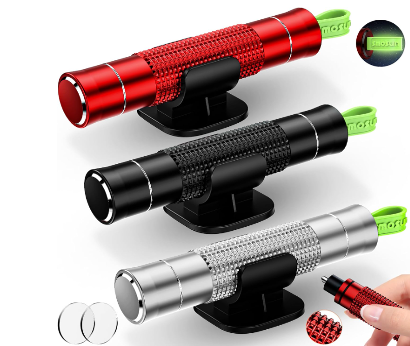 Hammerdex Emergency Car Glass Breaker & Seat Belt Cutter – Compact Vehicle Escape Tool