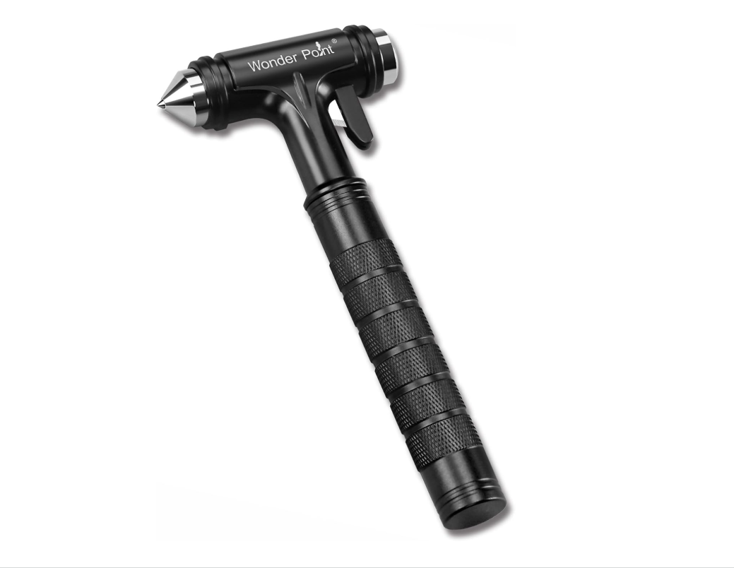 Hammer with Seatbelt Cutter